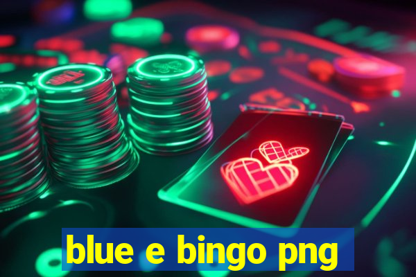 blue e bingo png